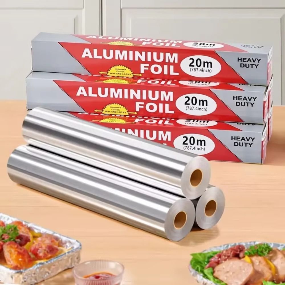 Kitchen Baking Paper - Einweg-Aluminiumfolie für Küche und Backen, Luftfritteuse,