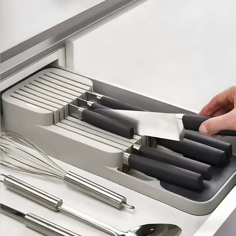 Kitchen Baking Tray Organizer - Praktische Schubladen-Messer-Aufbewahrungsbox - Küchenzubehör - Küchenutensilien-Aufbewahrungsregal