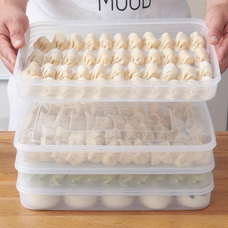 Kitchen Baking Tray Organizer - Transparente Küchen-Aufbewahrungsbox Kühlschrank-Organizer Lebensmittelechte Kunststoffbehälter für