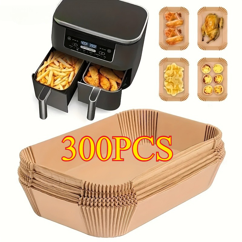 Kitchen Baking Paper - Einweg-Luftfritteusen-Papier, antihaftbeschichtet, für Küche, Backen, Airfryer-Matte,