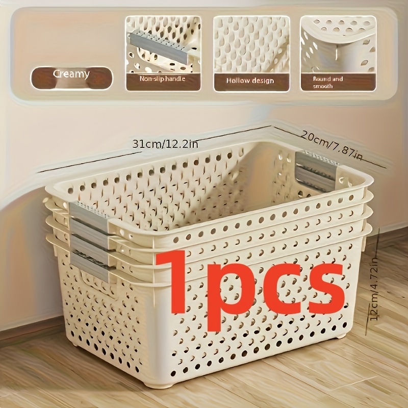 Kitchen Baking Tray Organizer - Große Kunststoff-Aufbewahrungsbox mit offenem Gitterdesign und