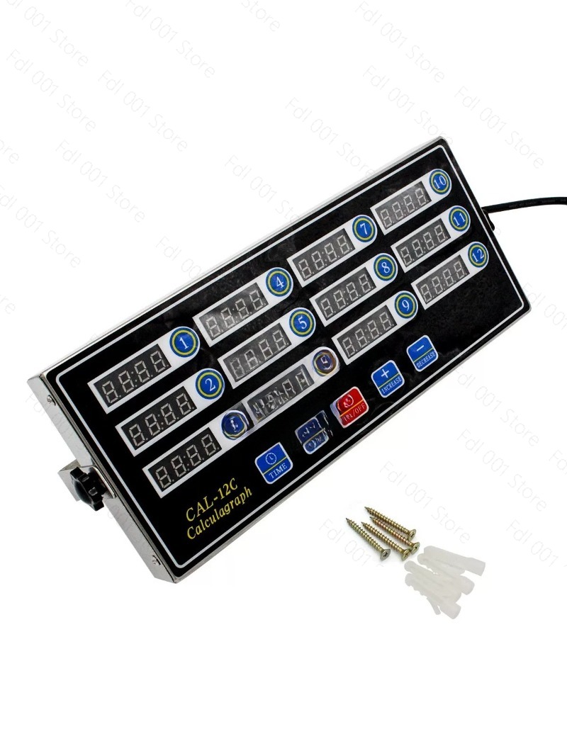 Kitchen Equipment For Baking - Kommerzieller 12-Kanal-Timer Küchen-Erinnerungsgerät Backtimer mit Rücklauffunktion