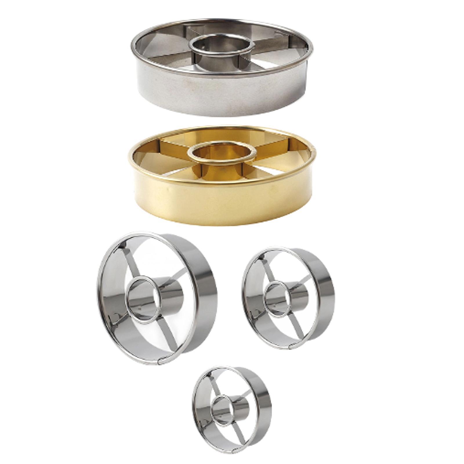 Baking Kitchen At Home - Donut-Schneider aus Langlebigem Edelstahl, Rundes Gebäckwerkzeug
