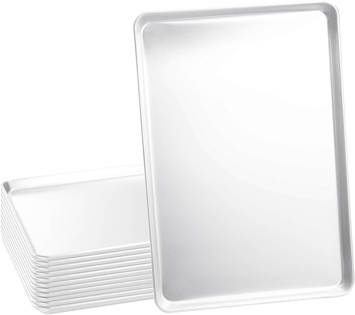 Kitchen Baking Tray Set - Kommerzielles Backblech-Set aus Aluminium in Vollgröße,