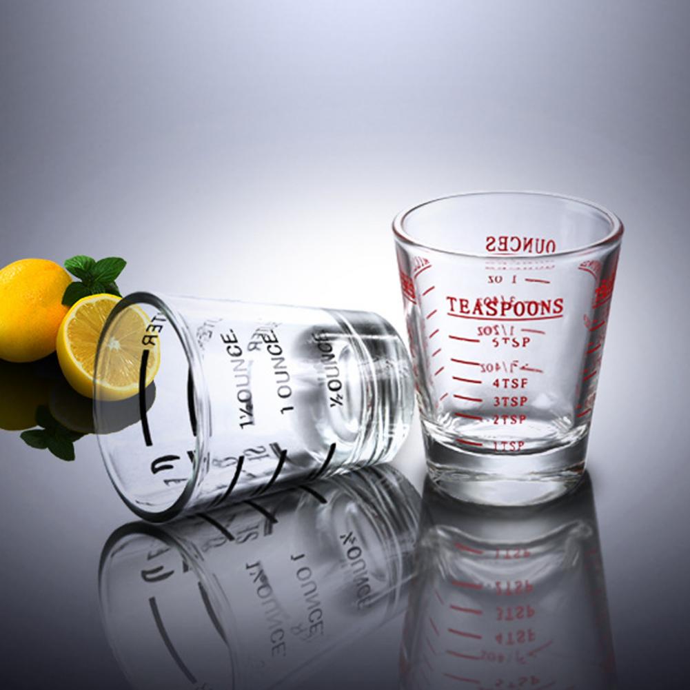 Kitchen Glass Baking Set - Cafe Glass Cups Shot Glass Set