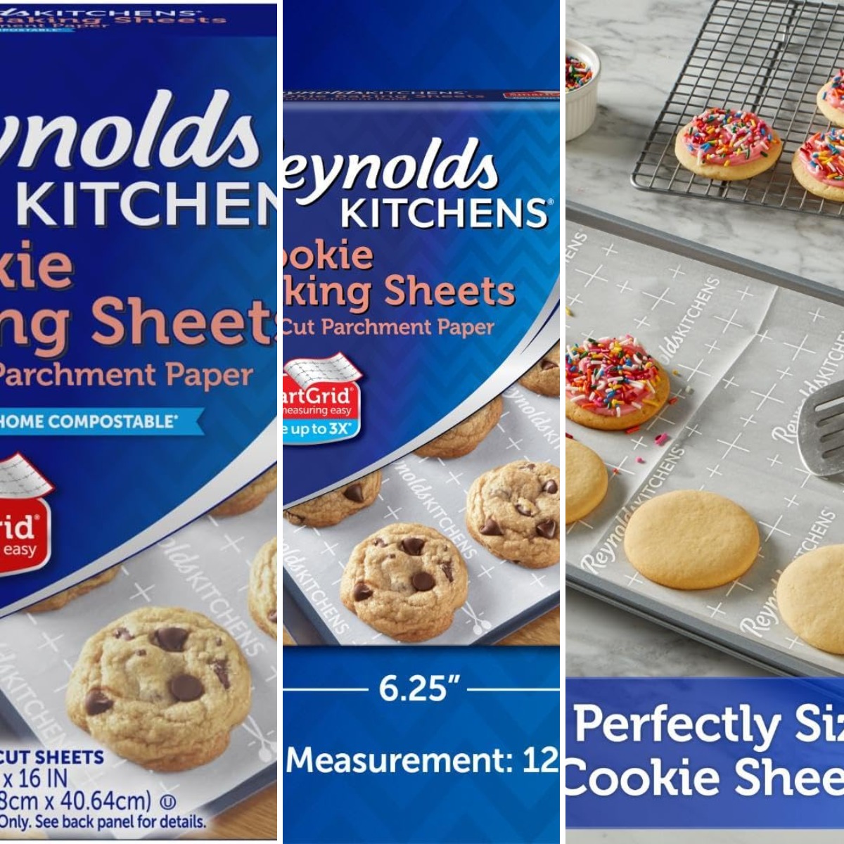 Kitchen Baking Paper - Küchen-Backpapierbögen, vorgeschnittene Backpapierbögen für Kekse, ofenfest