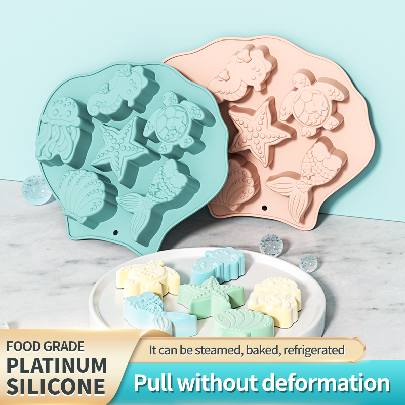 Ozean-Fondant-Silikonform Musc – Kitchen Baking Utensils Bewertung und Preis