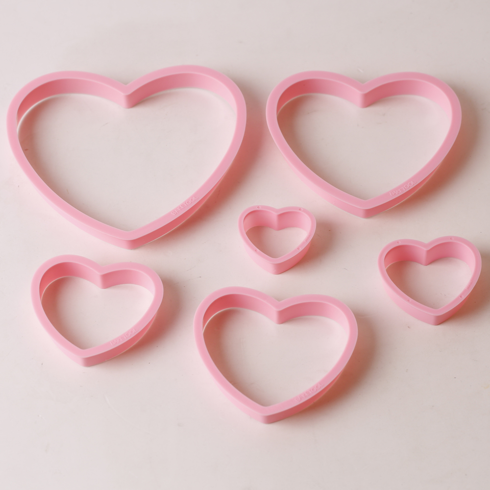 1 satz/3 sätze Rosa Herz Stern – Kitchen Baking Cookies Bewertung und Preis