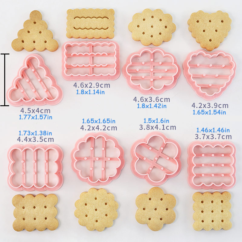8-teilige süße klassische Keks – Kitchen Baking Cookies Bewertung und Preis