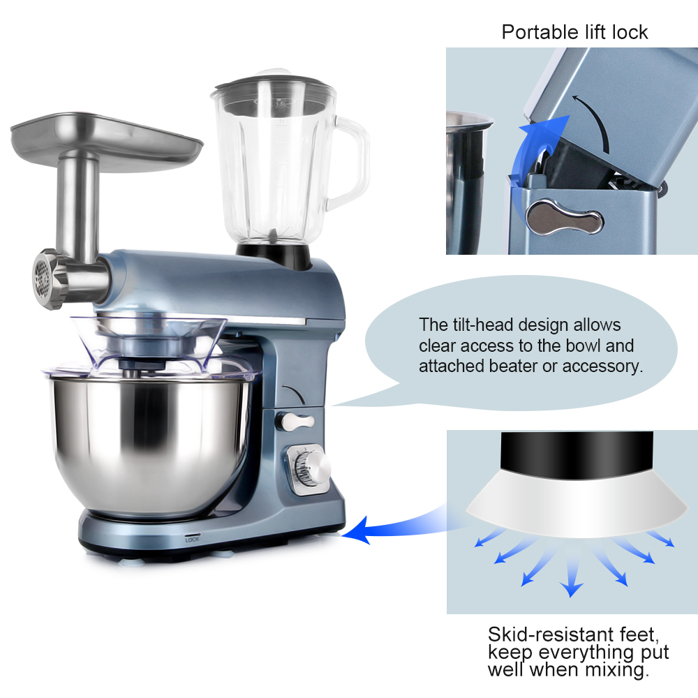 5,5/6/7/8l Teigknetmaschine Kü – Kitchen Aid Baking Machine Bewertung und Preis