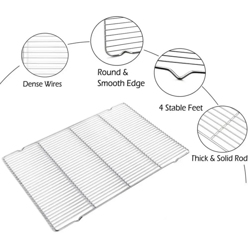 304 Edelstahl Backblech-Set mi – Kitchen Baking Tray Set Bewertung und Preis