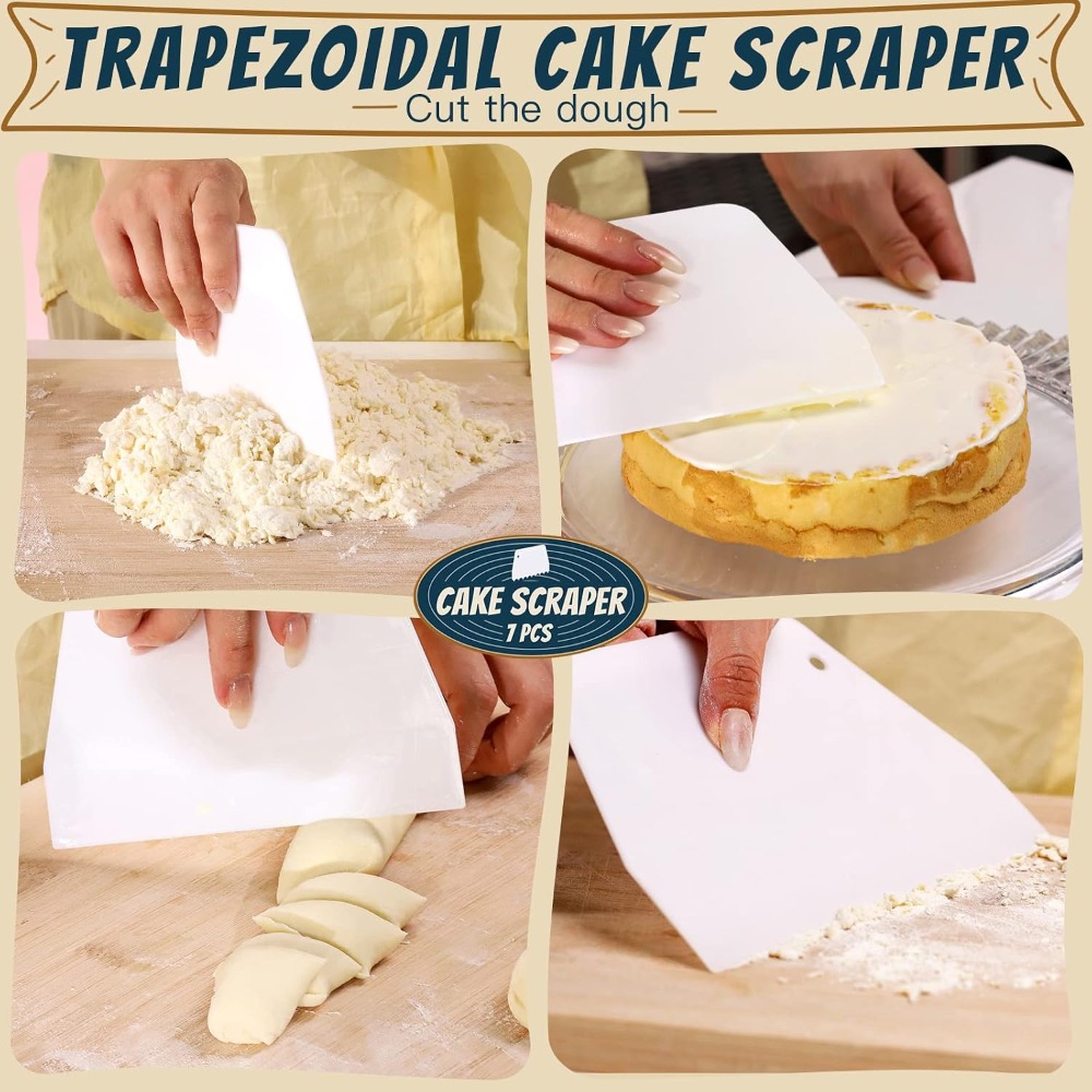 7-teiliges Küchenteig-Schaber- – Kitchen Baking Utensils Bewertung und Preis