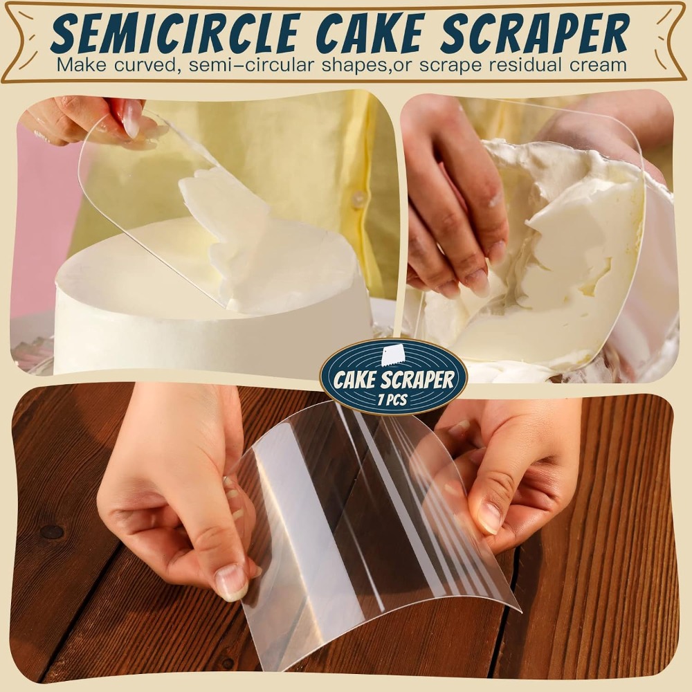 7-teiliges Küchenteig-Schaber- – Kitchen Baking Utensils Bewertung und Preis