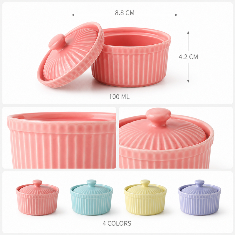 Keramik-Ramekin-Schale mit Dec – Kitchen Baking Tray Set Bewertung und Preis