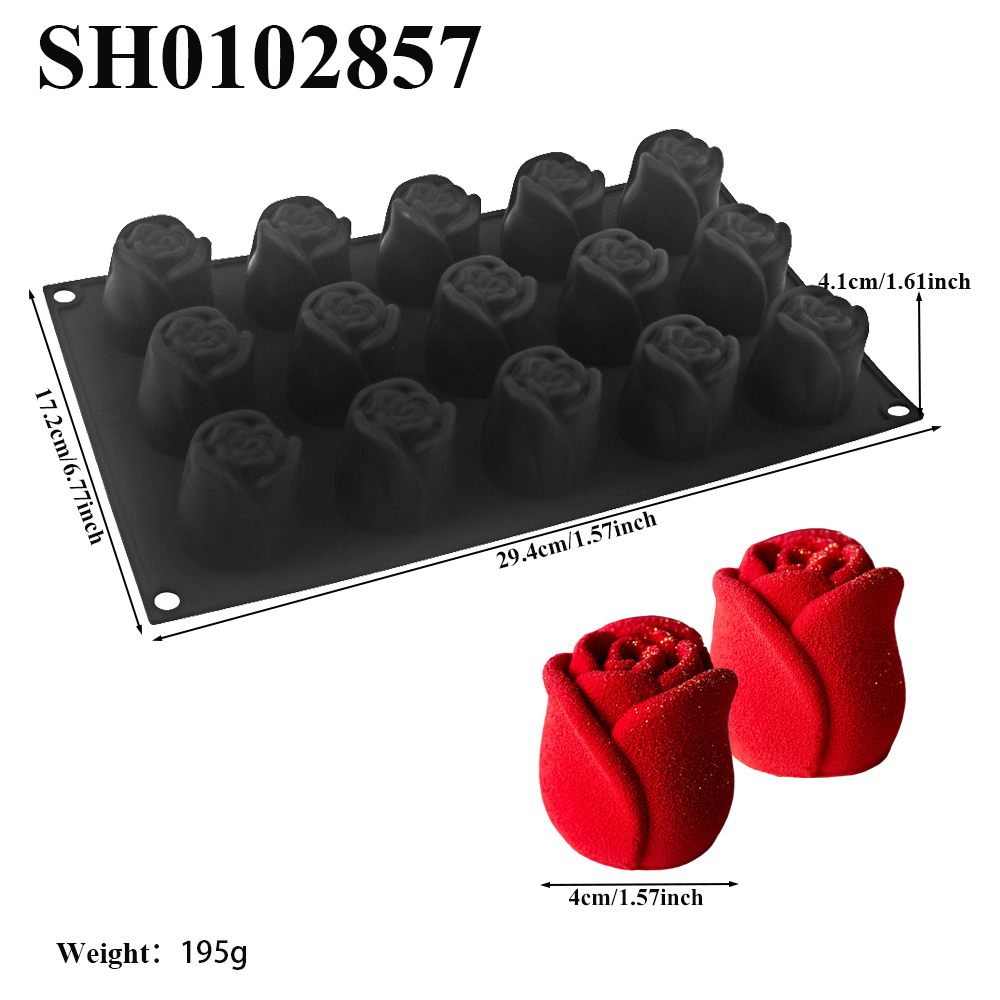 Valentinstag 15-Zellen Rose Bu – Baking Kitchen Design Bewertung und Preis