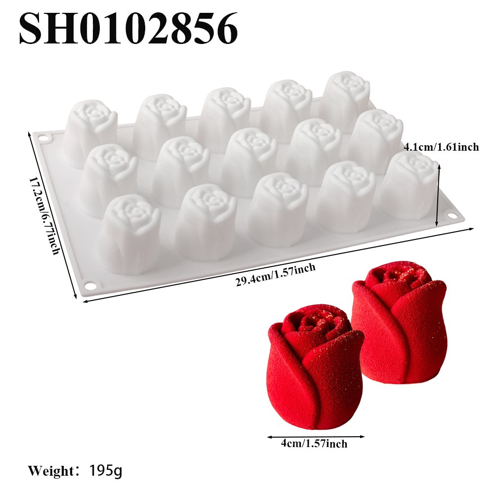 Valentinstag 15-Zellen Rose Bu – Baking Kitchen Design Bewertung und Preis
