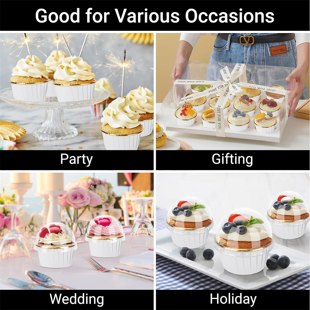50 Stück Muffins Tasse Papier  – Kitchen Baking Cake Bewertung und Preis