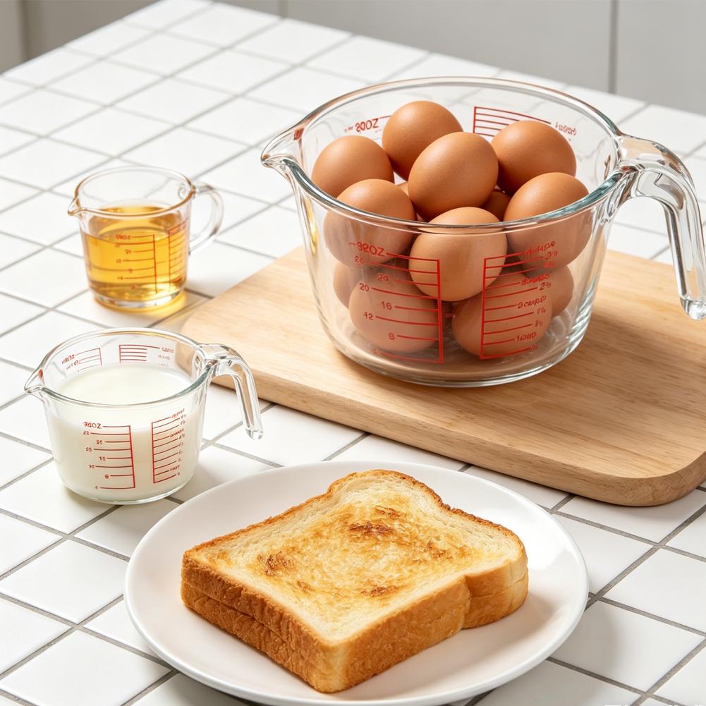 Messbecher-Set, 3-teilig, aus  – Kitchen Glass Baking Set Bewertung und Preis