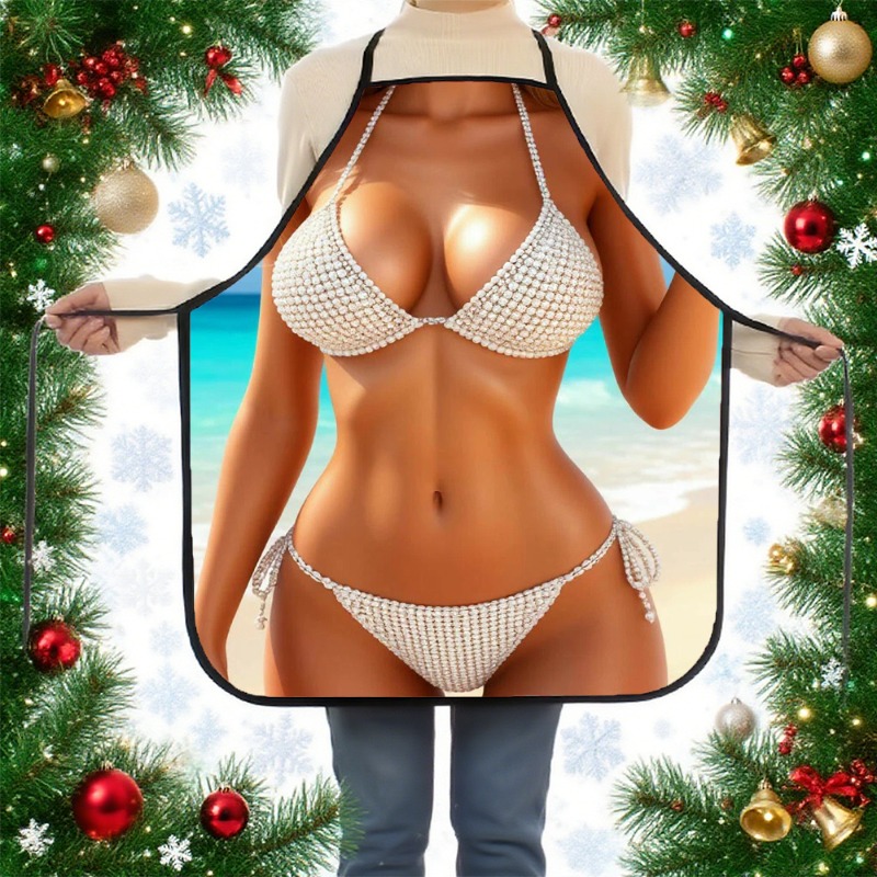 1 Stück Schürze mit Bikini-Pri – Baking Kitchen At Home Bewertung und Preis