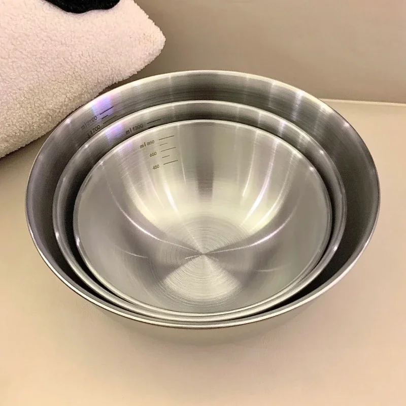 3PCS Edelstahl Kochschüssel, H – Kitchen Baking Bowls Bewertung und Preis