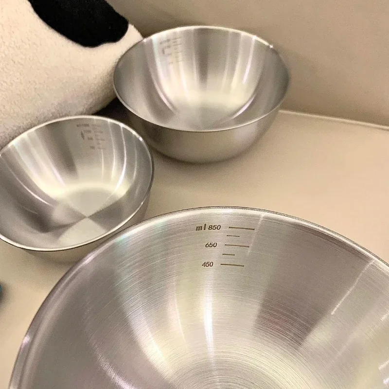 3PCS Edelstahl Kochschüssel, H – Kitchen Baking Bowls Bewertung und Preis