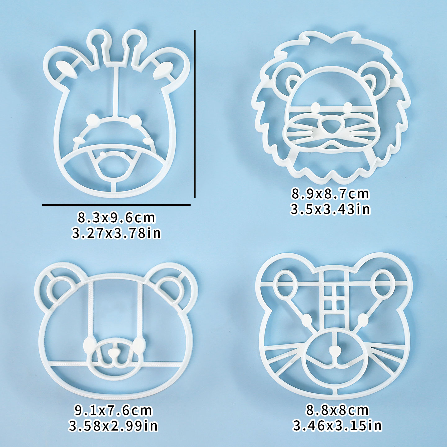 4-teiliges Tier-Plätzchenausst – Kitchen Baking Cake Bewertung und Preis