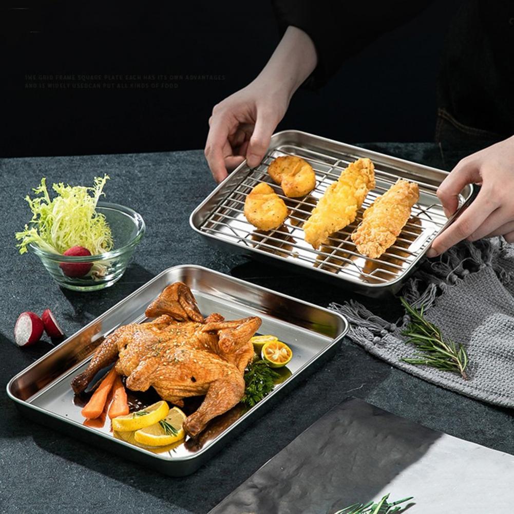 1 Set Edelstahl Ofen Backform  – Kitchen Baking Tray Set Bewertung und Preis