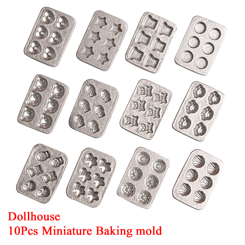 10 stücke Puppenhaus Miniatur  – Kitchen Baking Cake Bewertung und Preis
