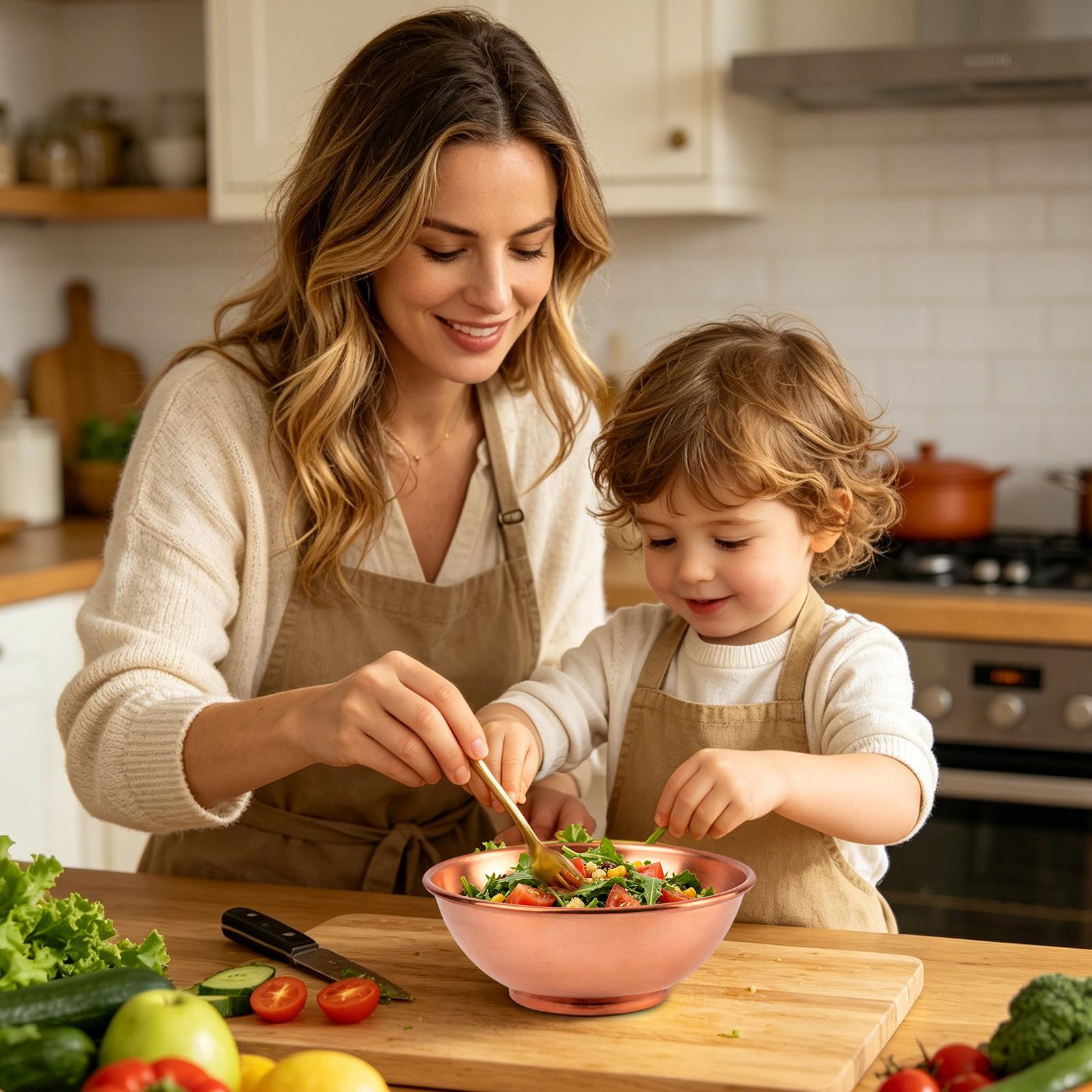 Kupferschüssel, große Aufbewah – Kitchen Baking Bowls Bewertung und Preis