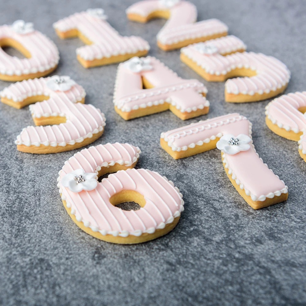 Große Zahlen-Keksausstecher, K – Kitchen Baking Cookies Bewertung und Preis