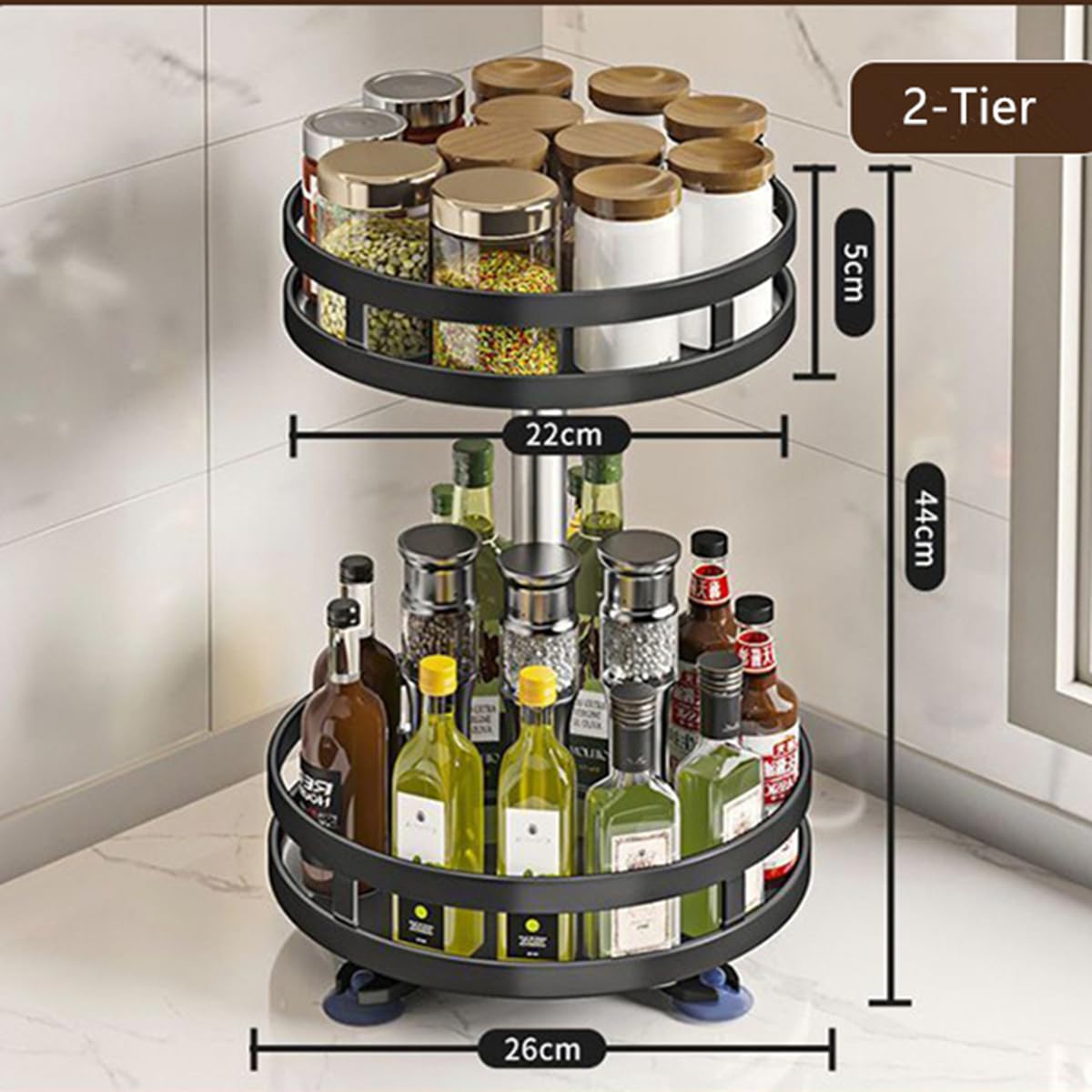 Multifunktional 360 °   Drehba – Kitchen Baking Tray Organizer Bewertung und Preis