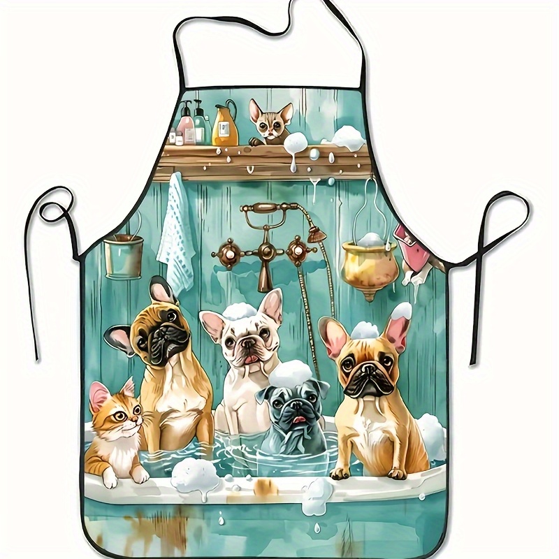Modische Schürze mit Cartoon-H – Baking Kitchen At Home Bewertung und Preis