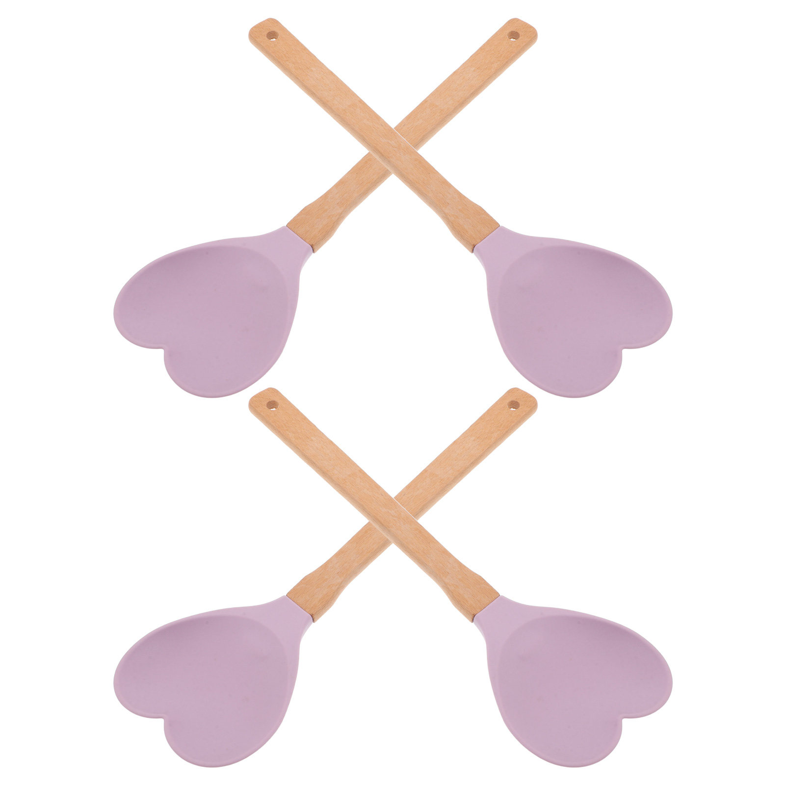 Herzförmiger Silikon-Spatel mi – Kitchen Baking Utensils Bewertung und Preis